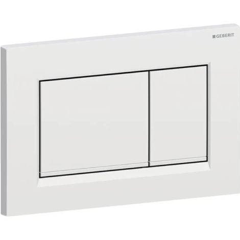 Plaque de déclenchement carrée double touche Sigma20