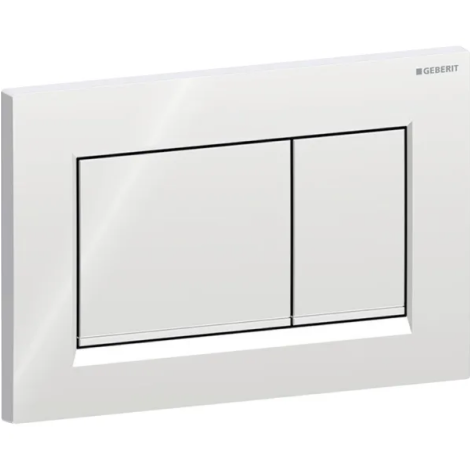 Plaque de déclenchement carrée double touche Sigma20