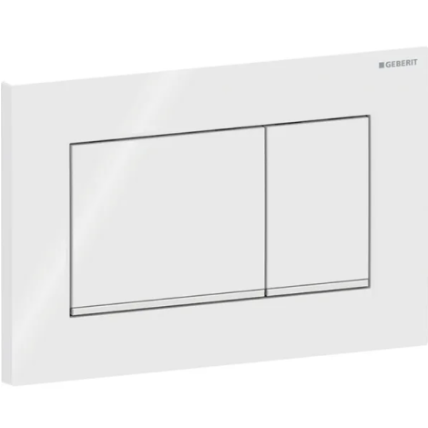 Plaque de déclenchement carrée double touche Sigma20