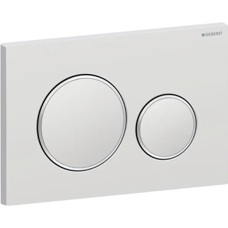 Plaque de déclenchement rond double touche Sigma20