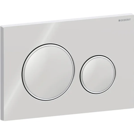 Plaque de déclenchement rond double touche Sigma20