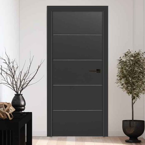 Porte coulissante en âme pleine Quattro