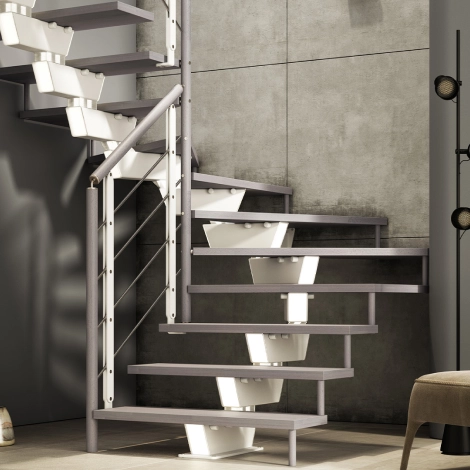 Gamme d'escalier intérieur Lumina