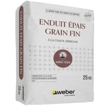 Enduit épais grain fin pour façade