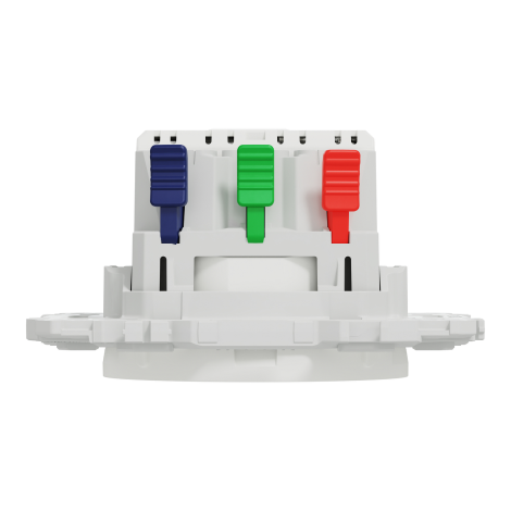 Prise 2P+T affleurante avec chargeur USB-C 18W Odace