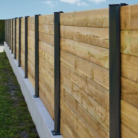 Poteau pour lames bois Axis Line