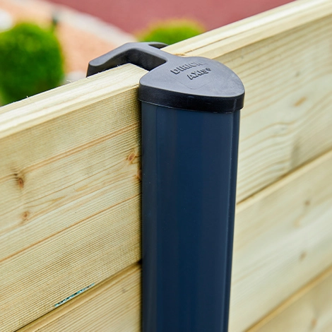 Poteau pour lames bois Axis Line