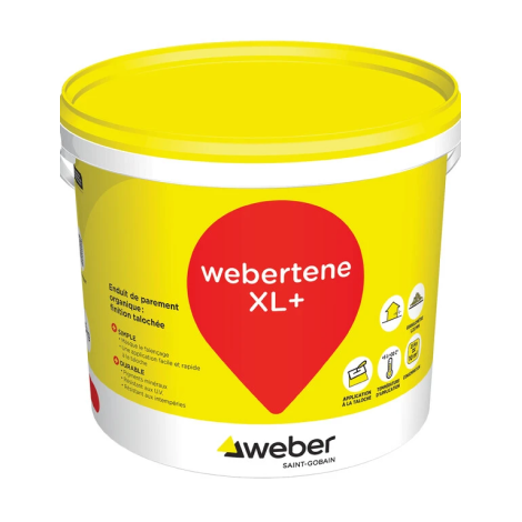 Revêtement organique épais grain très gros weber.tene XL+