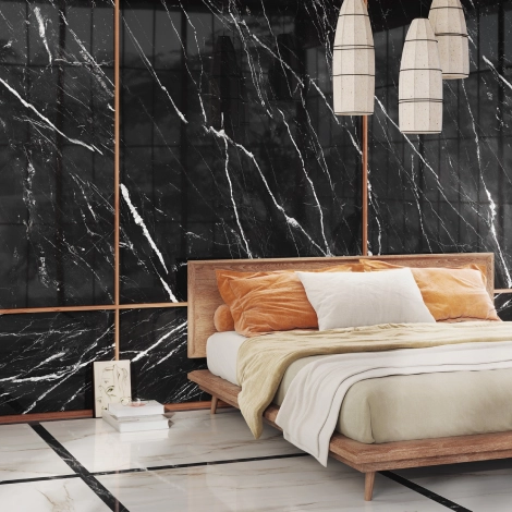 Carrelage grès cérame effet marbre Incanto Cremo Delicato Glossy