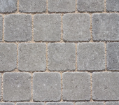 Pavé drainant en béton Newhedge aspect vieilli gris
