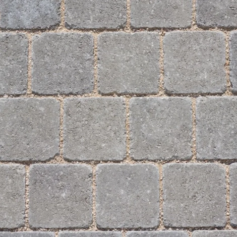 Pavé drainant en béton Newhedge aspect vieilli gris