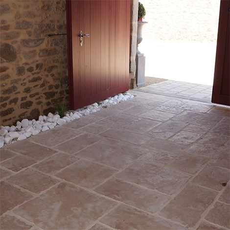 Dallage Manoir multiformats teinte Gironde