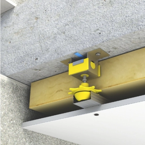 Suspente antivibratile pour l'isolation acoustique des plafonds Intégra 2 phonic