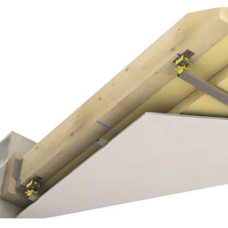 Suspente antivibratile pour l'isolation acoustique des plafonds Intégra 2 phonic
