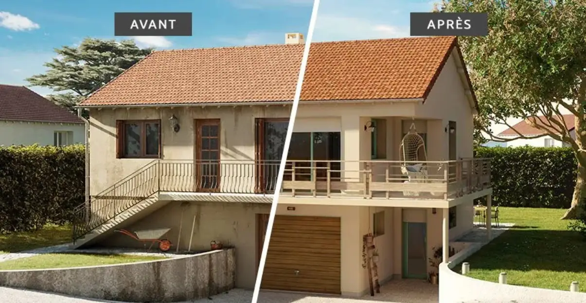 Avant/après : rénover et isoler un pavillon des années 1970