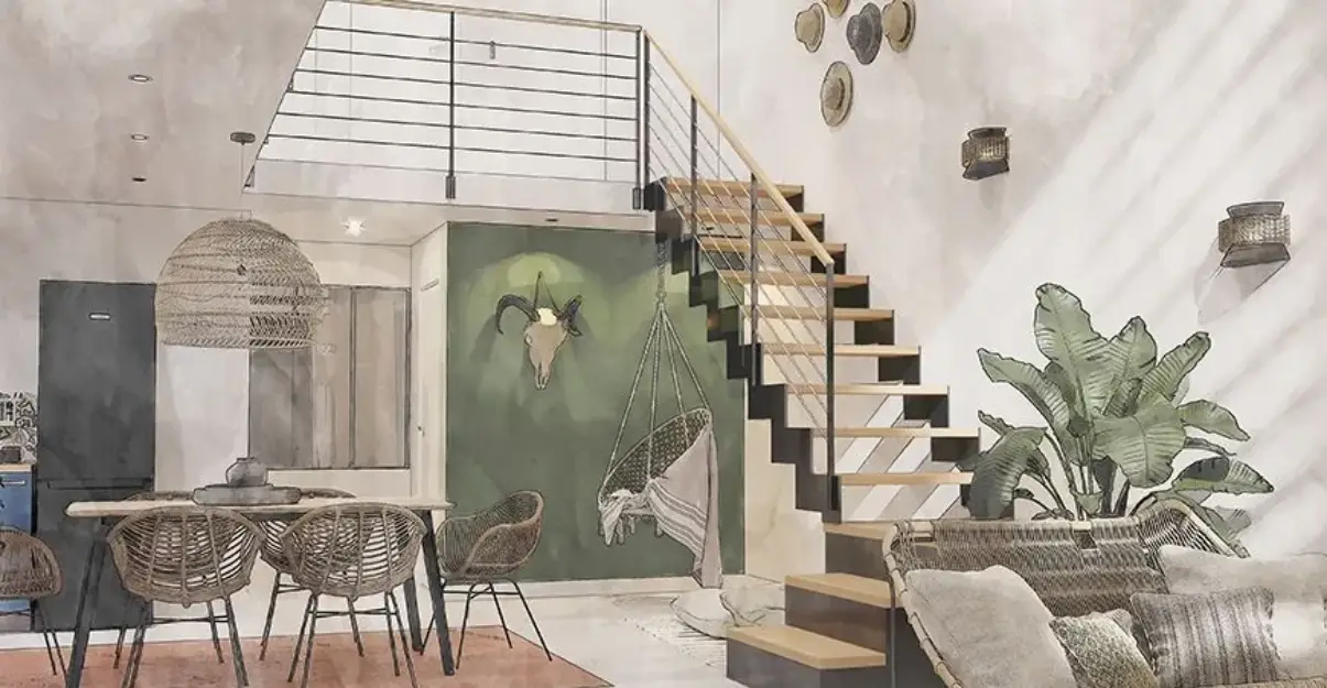 Avant/après : surélever et réorganiser une maison de plain-pied