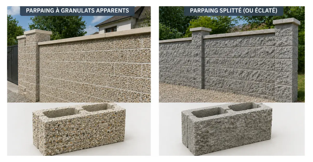 Les différents types de parpaings décoratifs La Maison Saint-Gobain