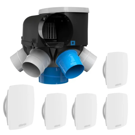 kit VMC autocosy ih avec 5 bouches d'extraction