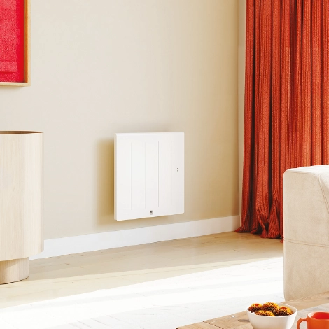Radiateur à inertie connecté Thermor Kenya 5 dans salon
