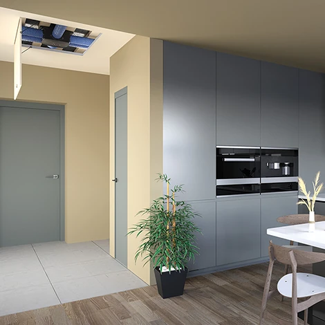 Autocosy ih dans le plafond d'une cuisine